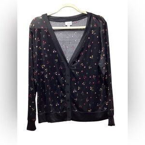 LulaRoe Cheryl lightweight floral print cardigan. Size Small